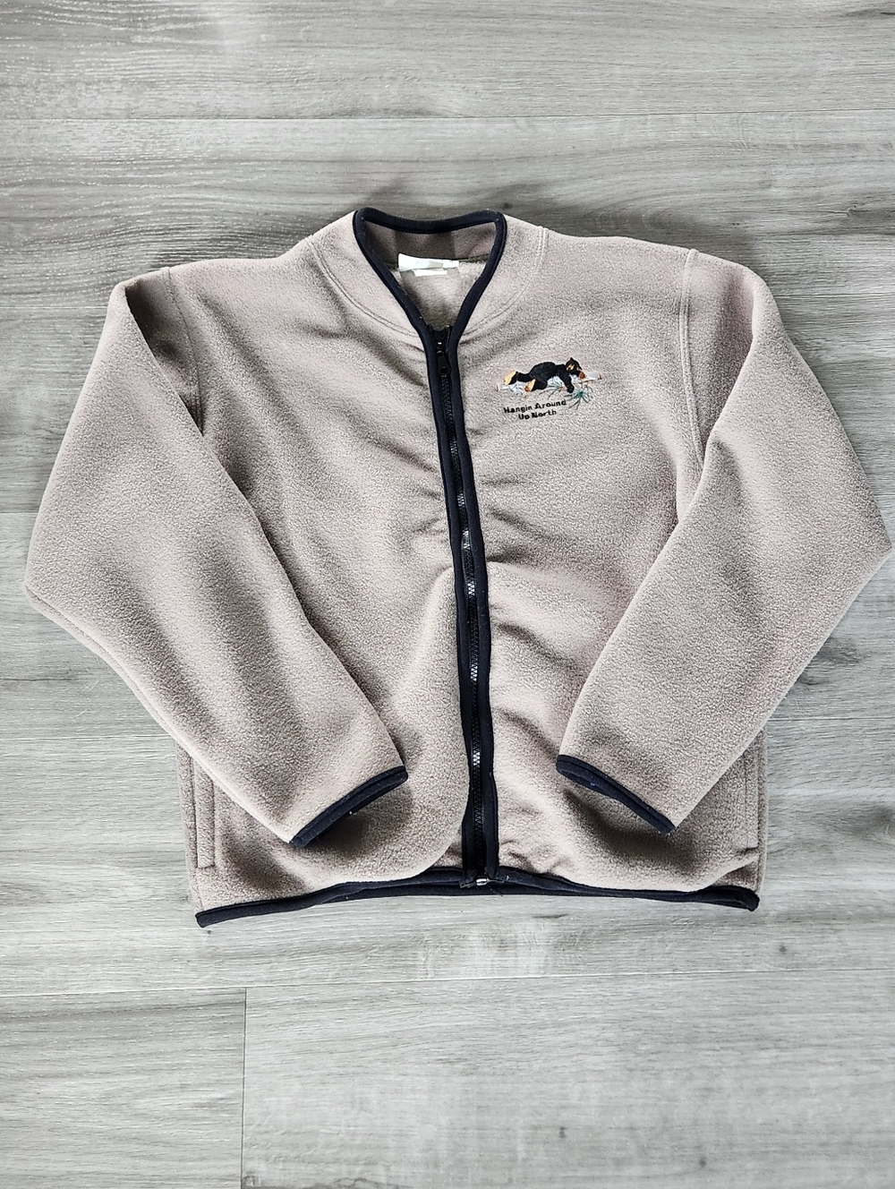 Vintage T.R. McTaggart "Up North" Fleece Jacket Size Medium Womens